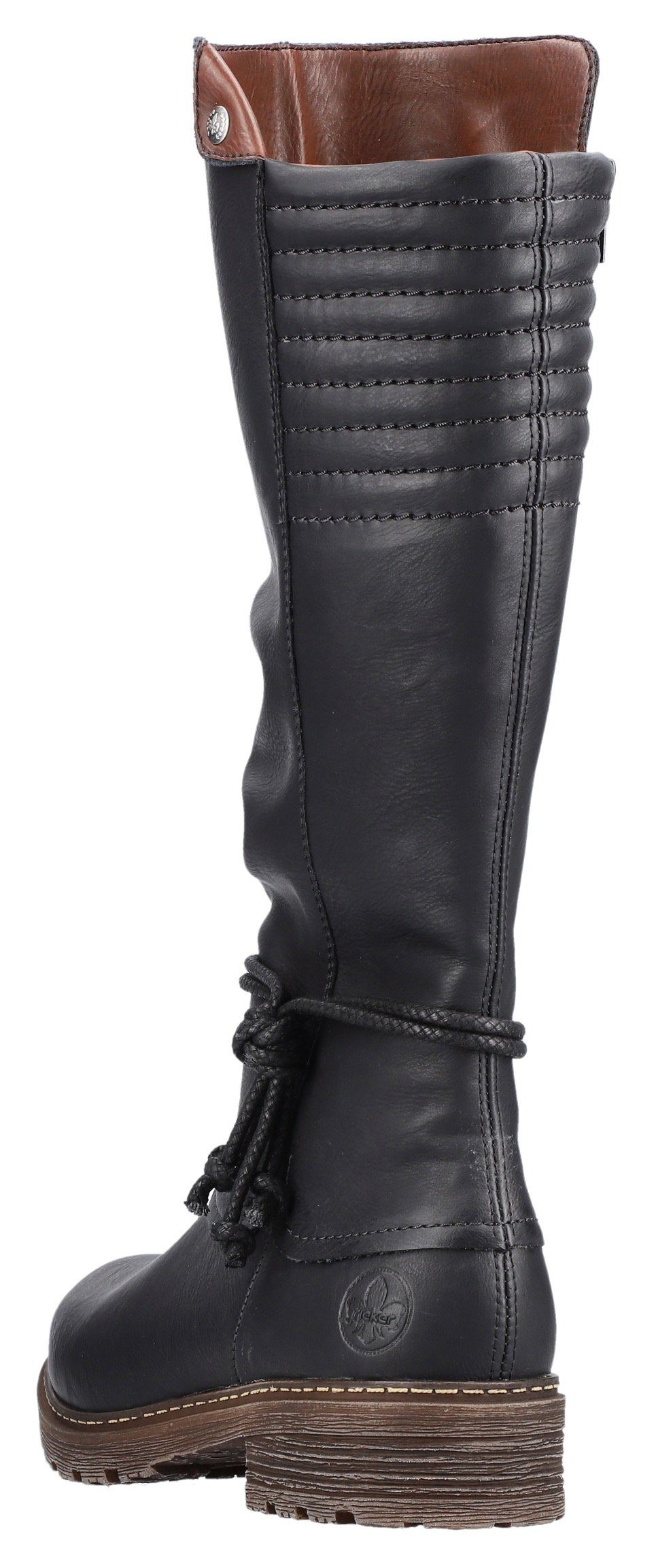 Rieker Winterstiefel, Langschaftstiefel, Blockabsatz, mit Rieker-TEX-Membran