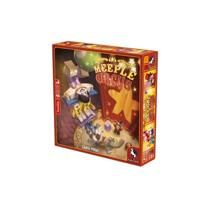 Pegasus Spiele Spiel 57022G - Meeple Circus 2-5 Spieler ab 8 Jahren (DE-Ausgabe) PY10383