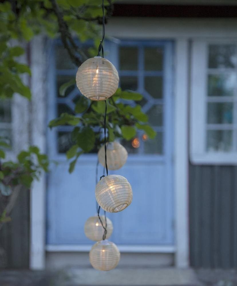 STAR TRADING LED-Lichterkette 480-19 LED Solar Party-Lichterkette Lampion ww