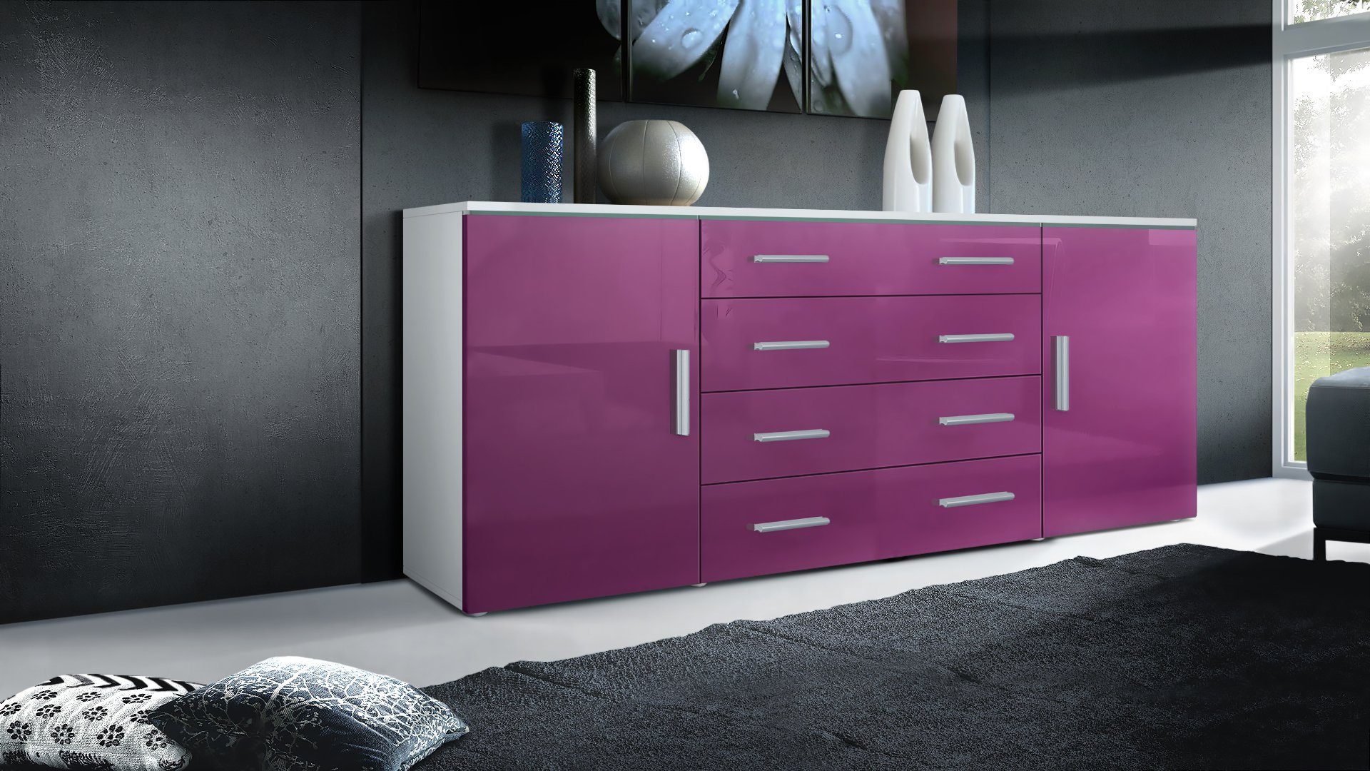 Vladon Sideboard Faro V2 (Kommode, mit günstig online kaufen
