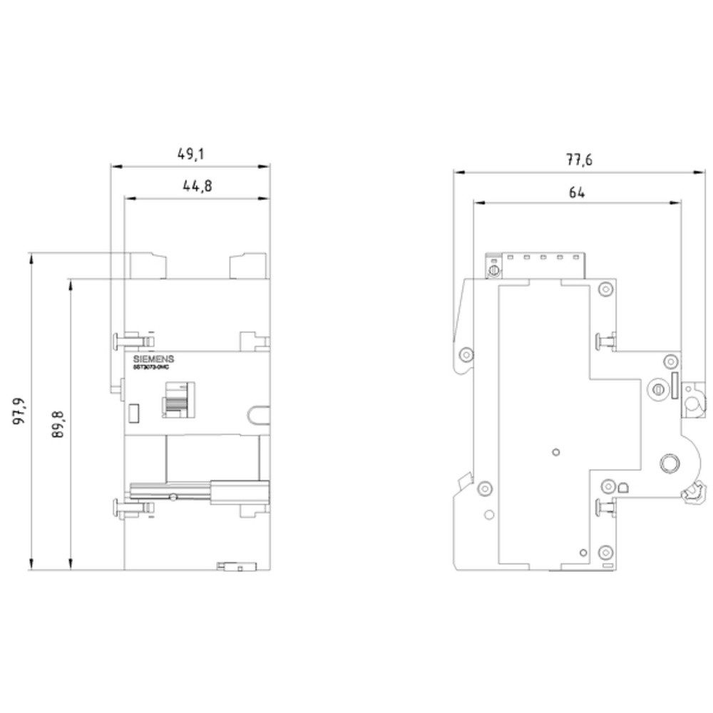 Thumbnail - SIEMENS Sicherheitsrelais Siemens 5ST30730MC Fernantrieb (RCA) 230 V