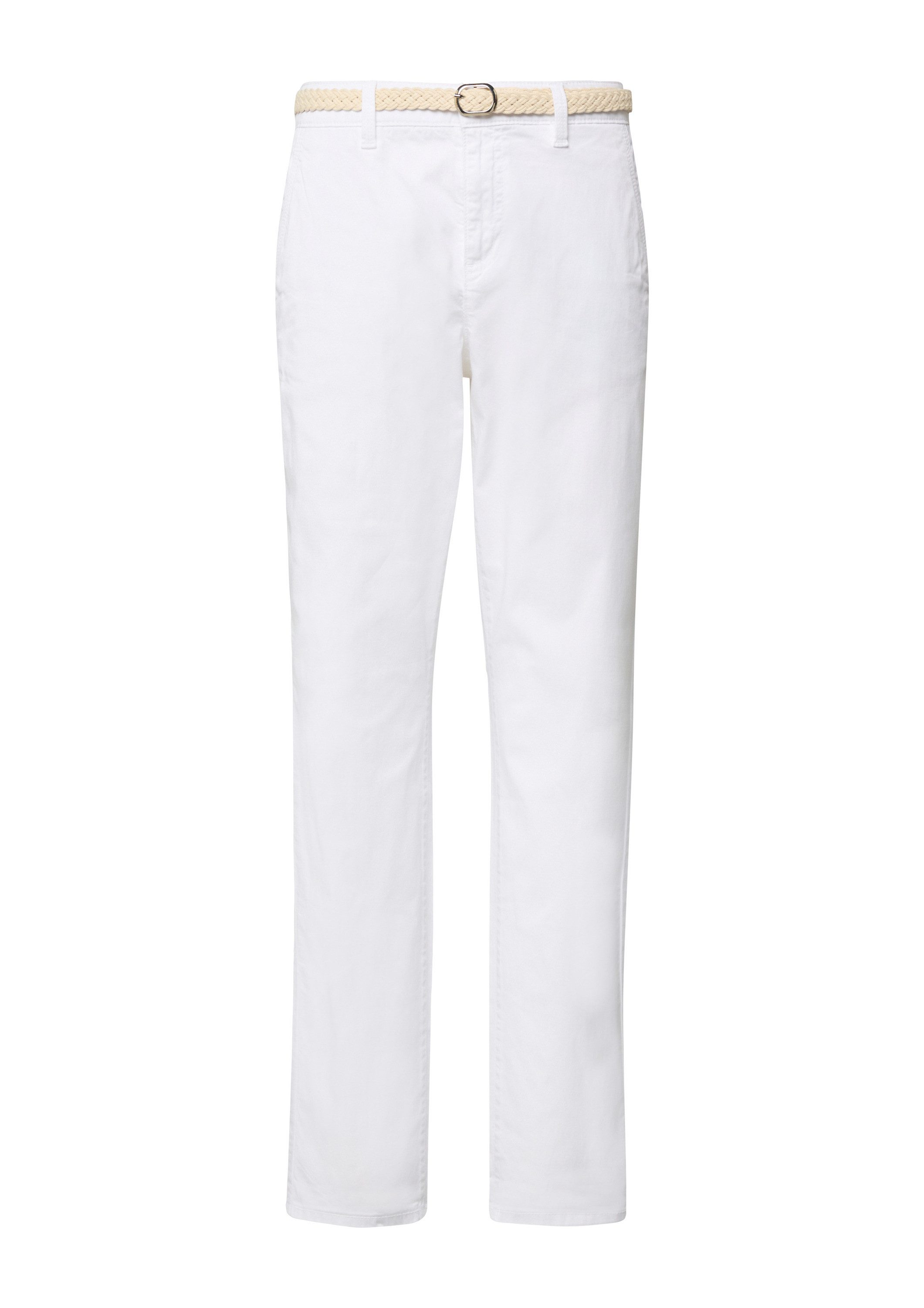 s.Oliver Chinos Hose Chino mit Tapered Leg und Gürtel günstig online kaufen