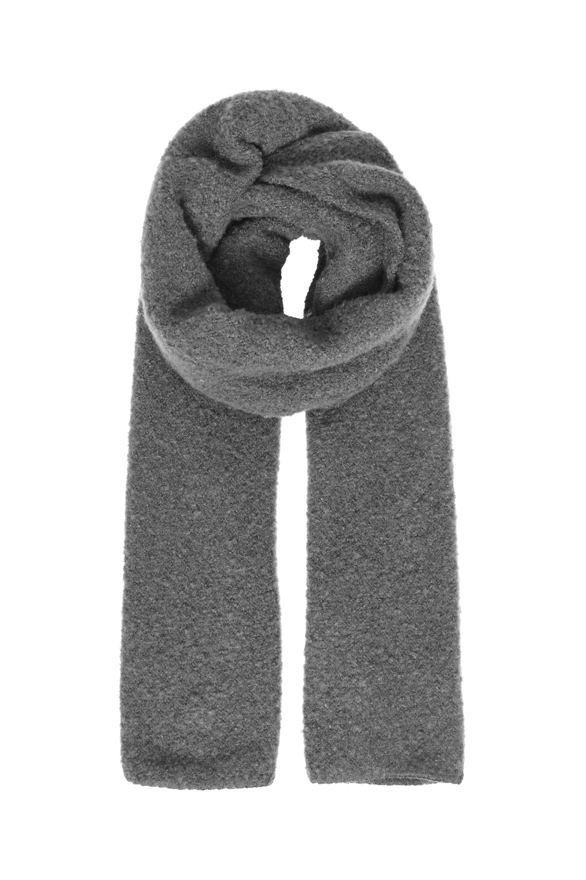 scarf Medium OXVianna OXMO Melange Grey Strickschal (201146)