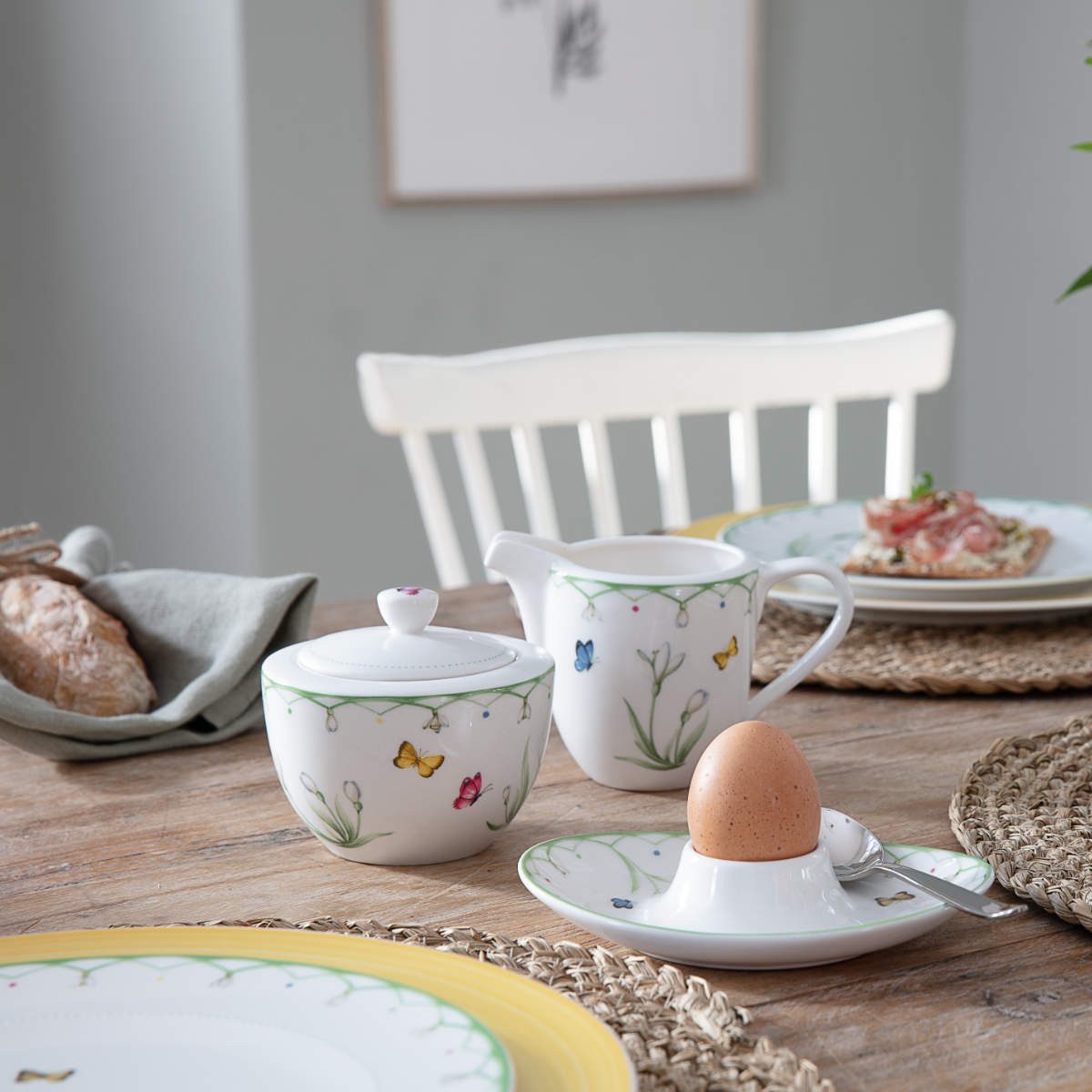 Villeroy & Boch Speiseteller Colourful Spring Ostergeschirr, 32 cm