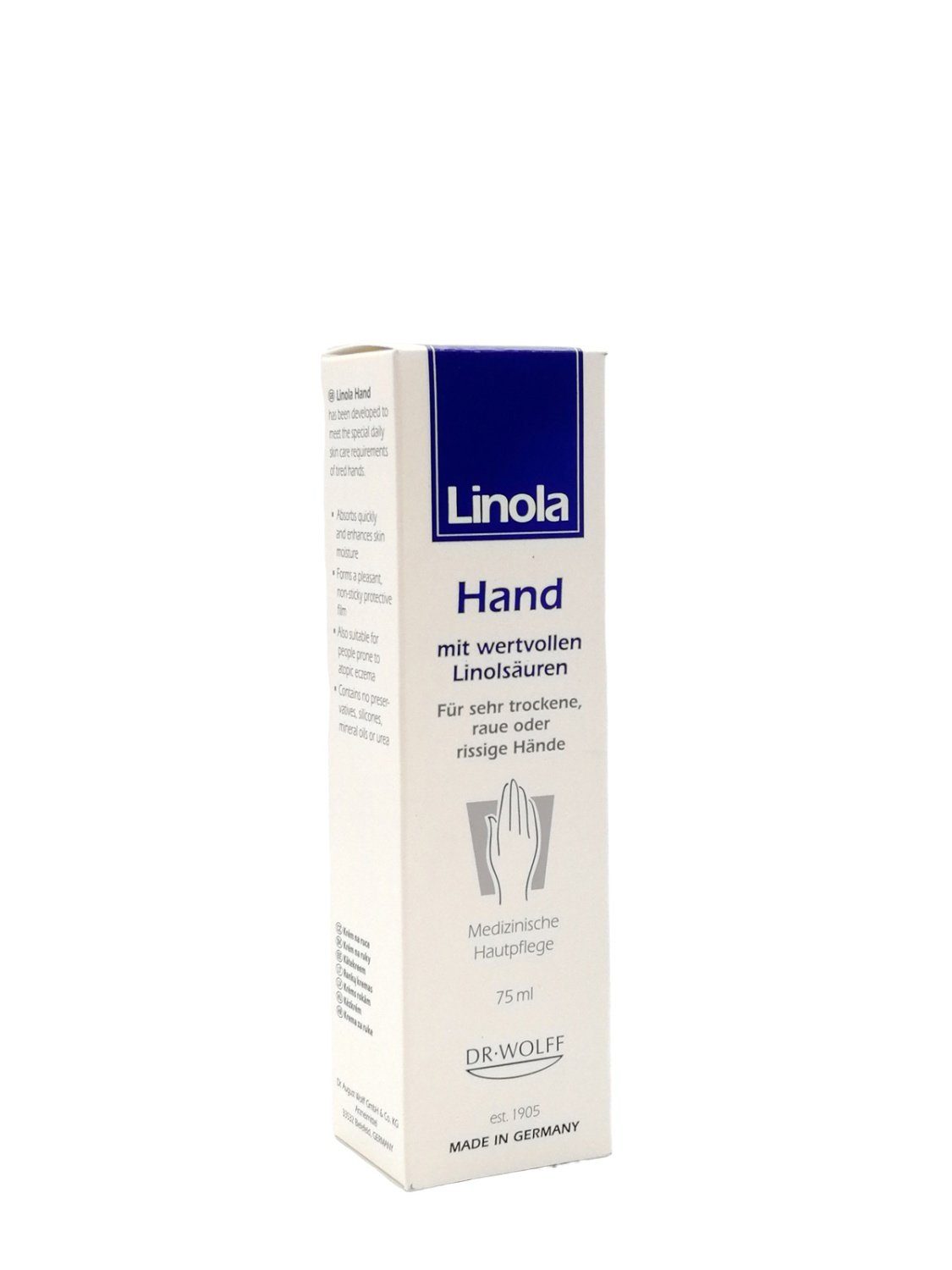Handcreme LINOLA Hand Creme, 75 ml