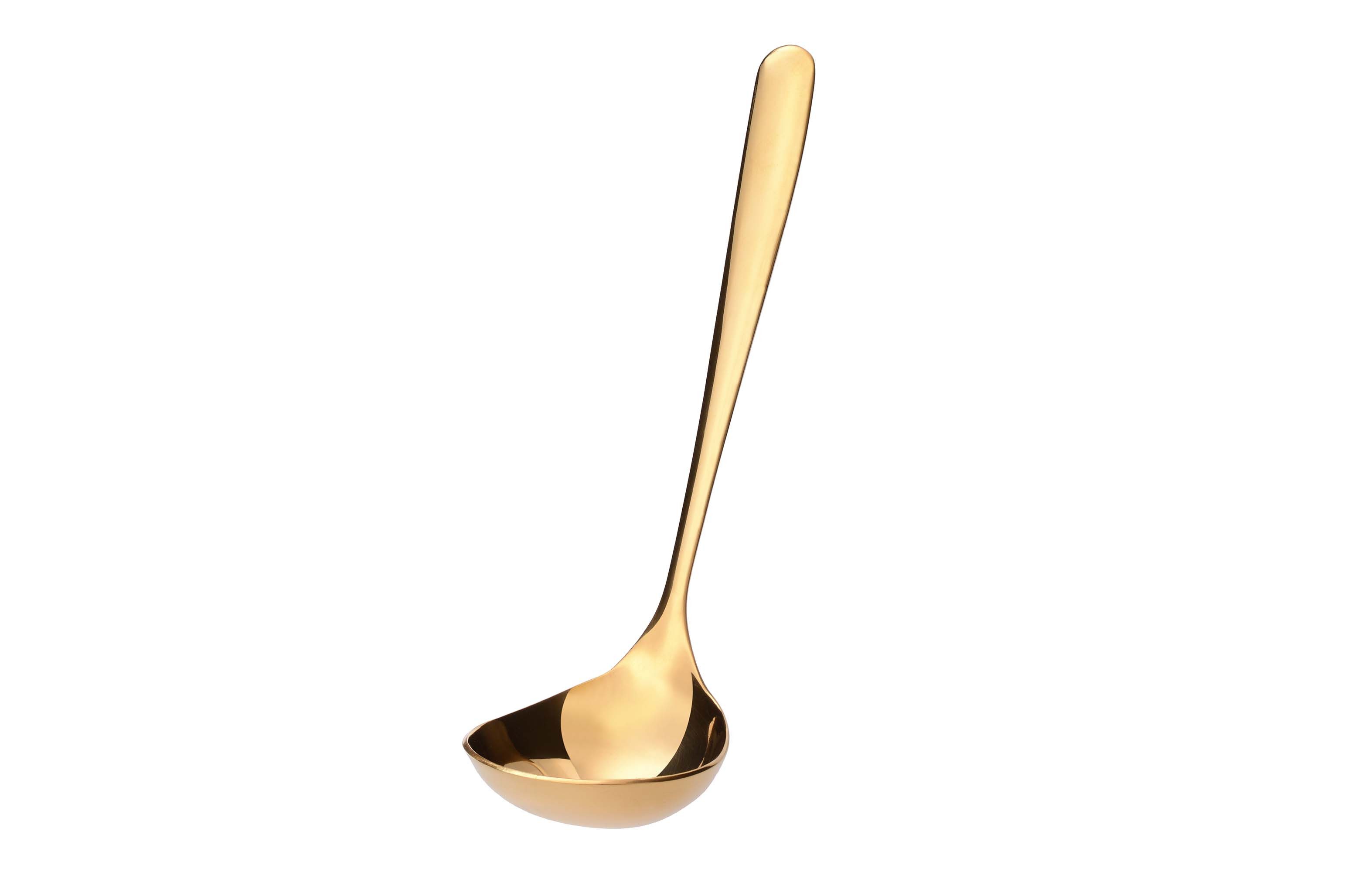 GRÄWE Soßenlöffel Gräwe Edelstahl Soßenlöffel, poliert, Farbauswahl, wählen Sie aus den Farben silber, schwarz oder gold