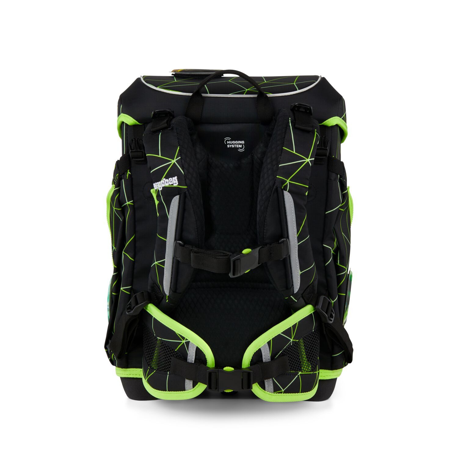 ergobag Schulranzen Schulranzen-Set CUBO LIGHT CyBär Race 5-teilig, 25/26 (5-teilig), Superleicht, Hugging-Rückensystem, für kleine/schmale Kinder – Bild 4 von 5