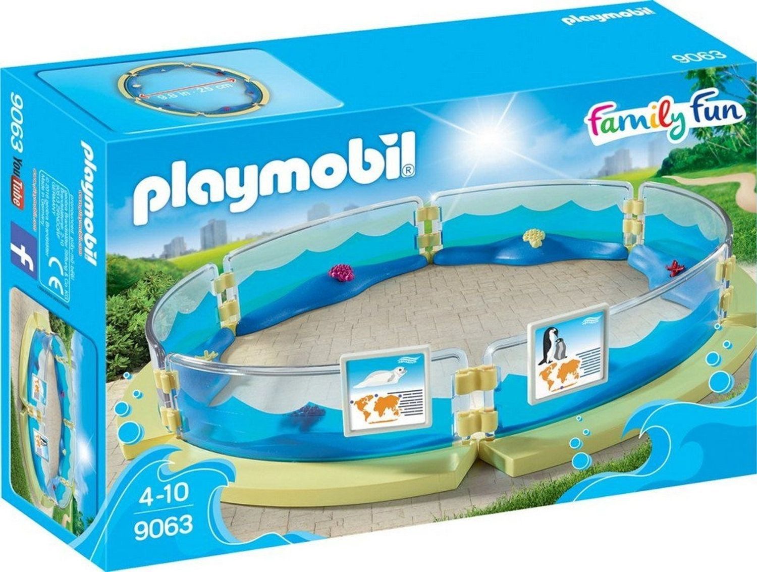 Playmobil® Family Fun Meerestierbecken Konstruktions-Spielset, (Meerestierb günstig online kaufen