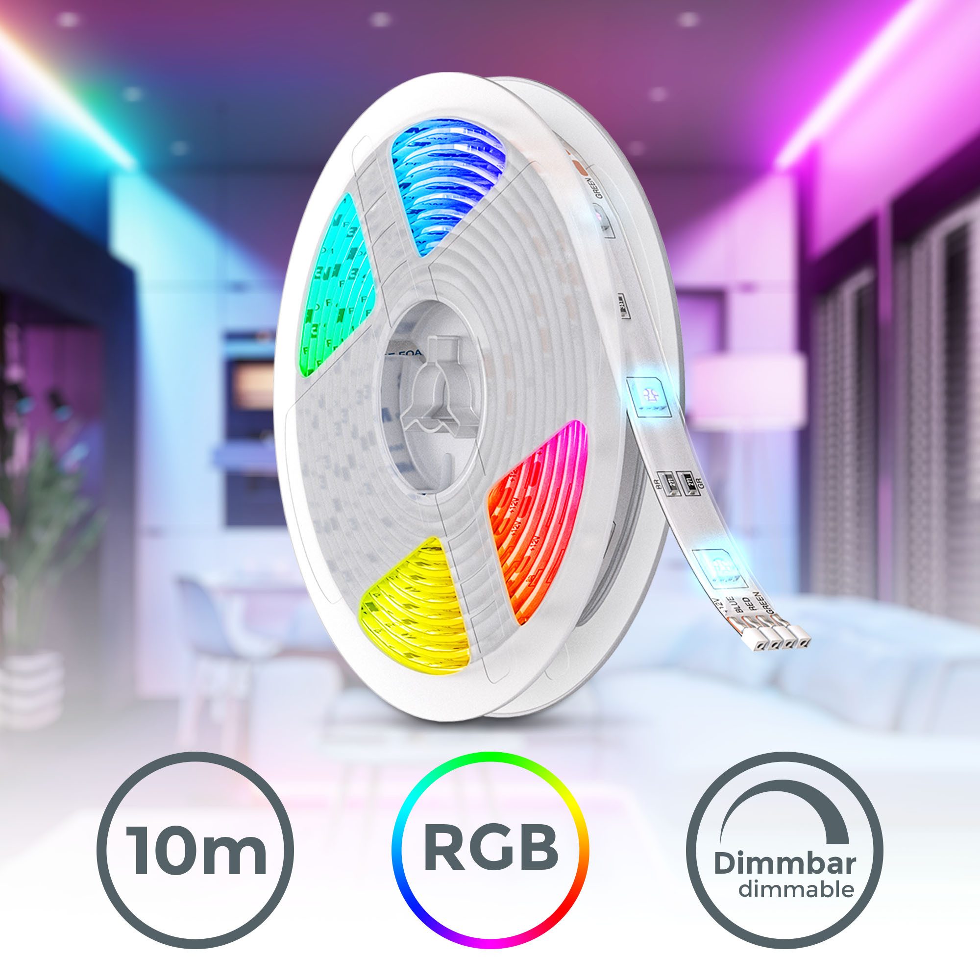 B.K.Licht LED-Streifen 3-10m LED Strip Licht-Band günstig online kaufen