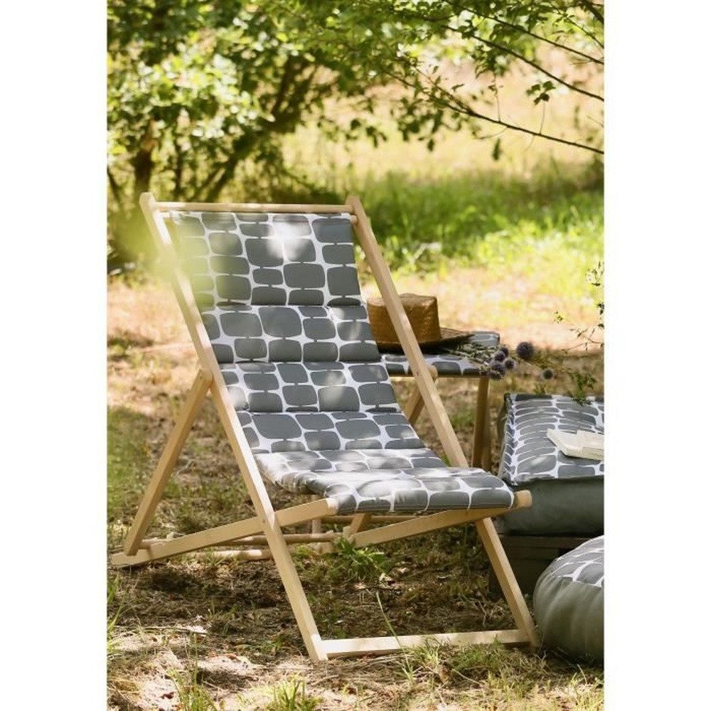 Jardin Gartenliege Gesteppter Liegestuhl – PRIVATER GARTEN – FUTURISTISCH – Mastic – F100
