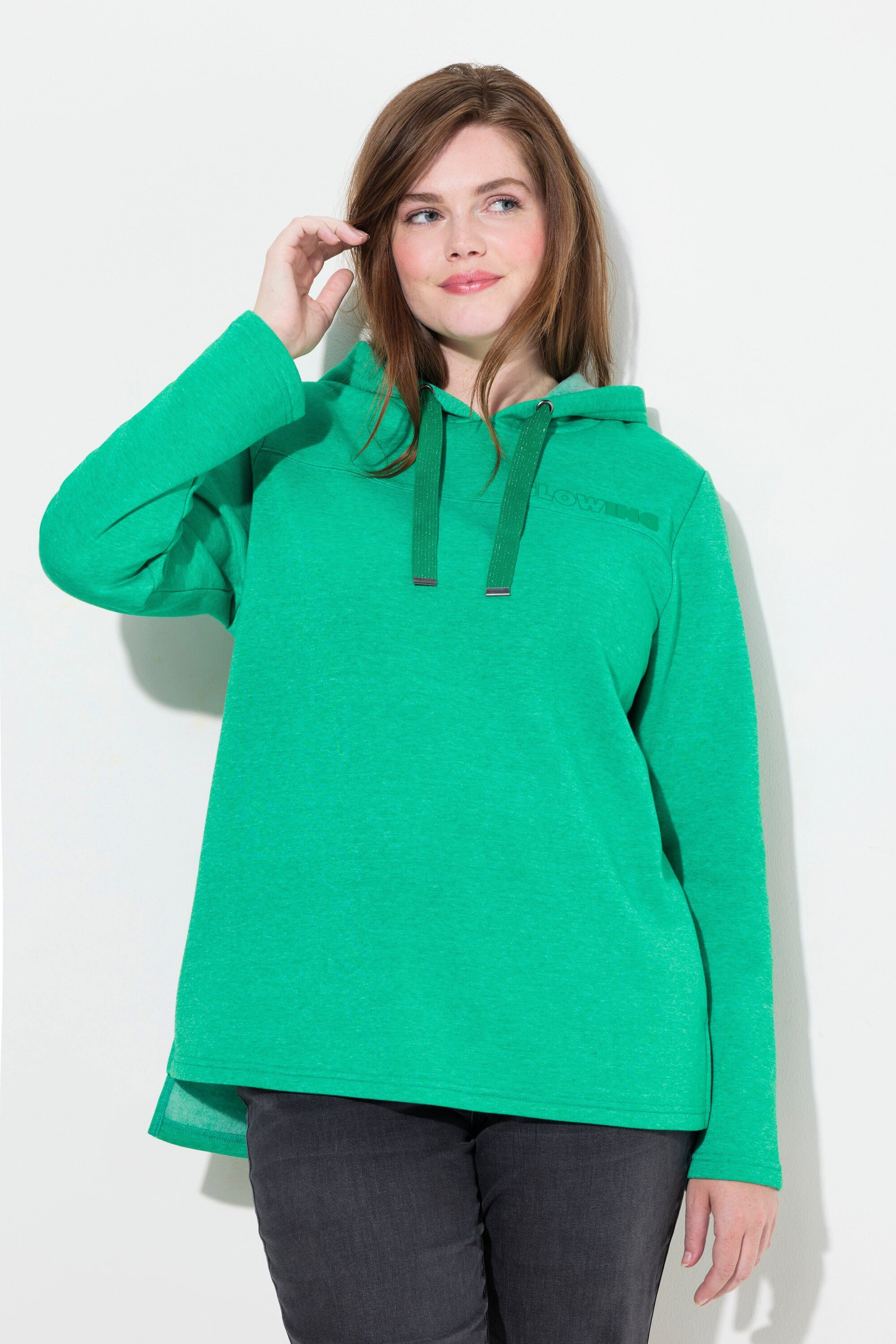Ulla Popken Sweatshirt Sweatshirt Schriftdruck Classic günstig online kaufen