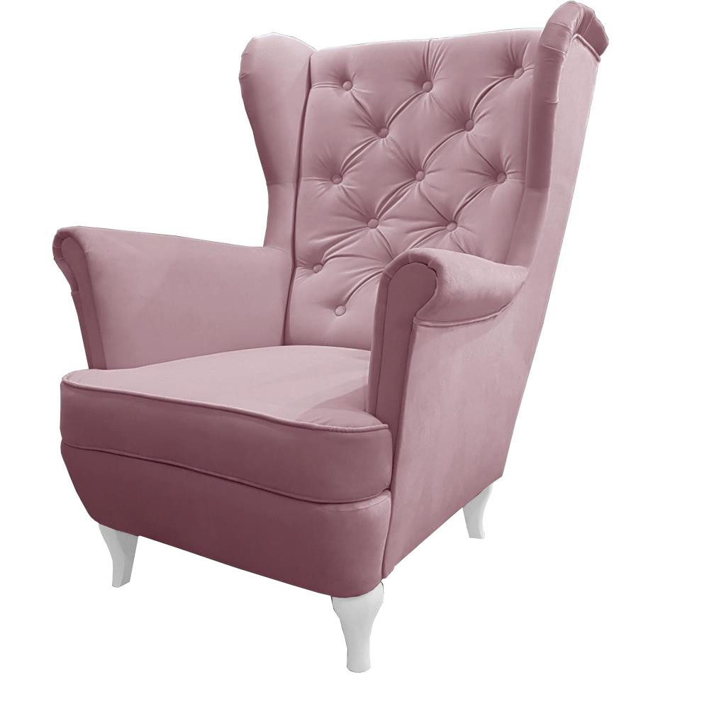 Beautysofa Ohrensessel Sessel FALCO Chesterfield Wohnzimmersessel Fernsehsessel