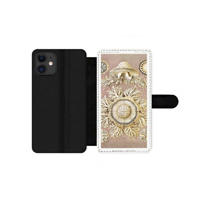 MuchoWow Handyhülle Jahrgang - Ernst Haeckel - Qualle - Kunst Handyhülle Telefonhülle Apple iPhone 12 Pro Max
