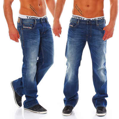 Diesel Bootcut-Jeans »Diesel Herren Jeans Zatiny 008XR - SET« (1-tlg) Dezenter Used-Look