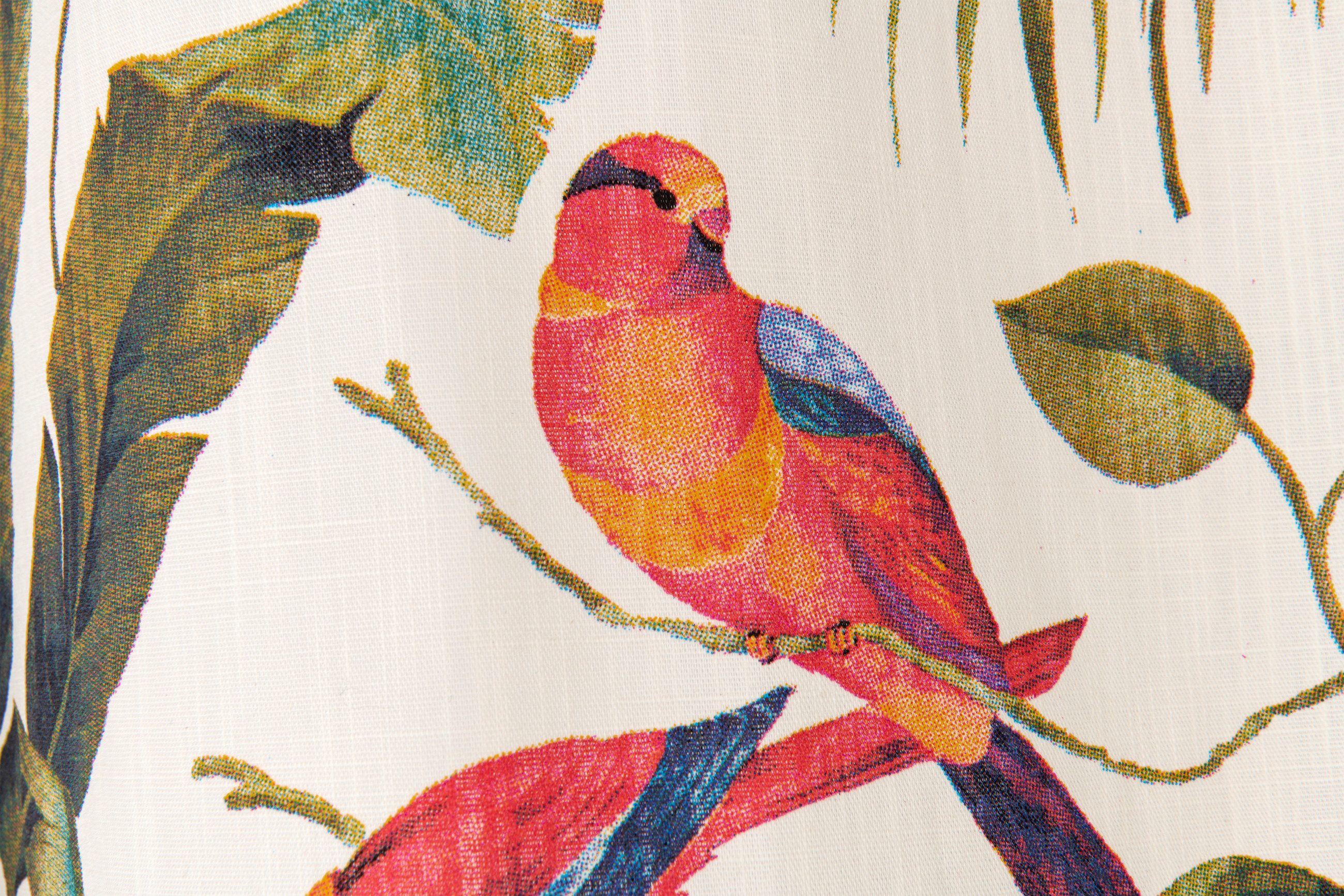 ELBERSDRUCKE Vorhang Ösenschal Jungle bunt blickdicht 255x140cm Gardine Bau günstig online kaufen