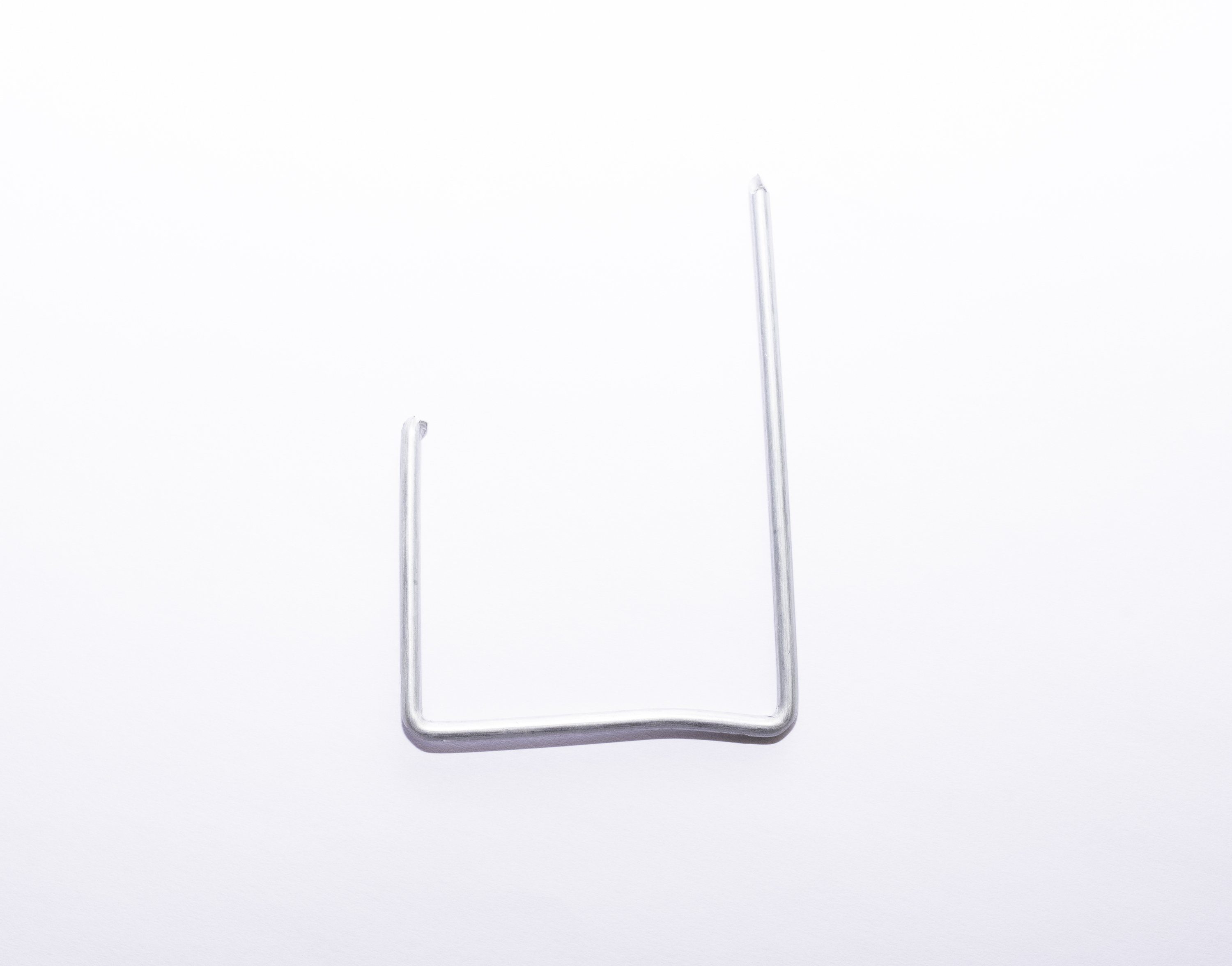 DAPRONA Klemmen, (Sturmklammer Ziegelklammer Stahl, 100-St., Sturmklammern Typ U), Sturmklammern Typ U