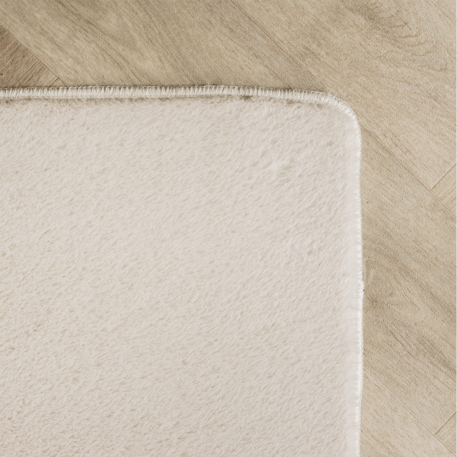 Jimri Teppich Fluffy flauschiger Teppich Läufer Hochwertige Kurzflor Teppich, Rund