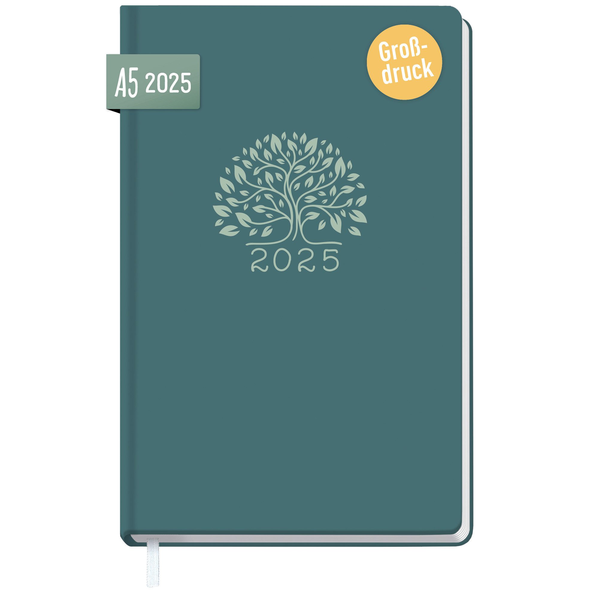 Häfft Terminkalender Großdruck-Kalender 2025 / A5