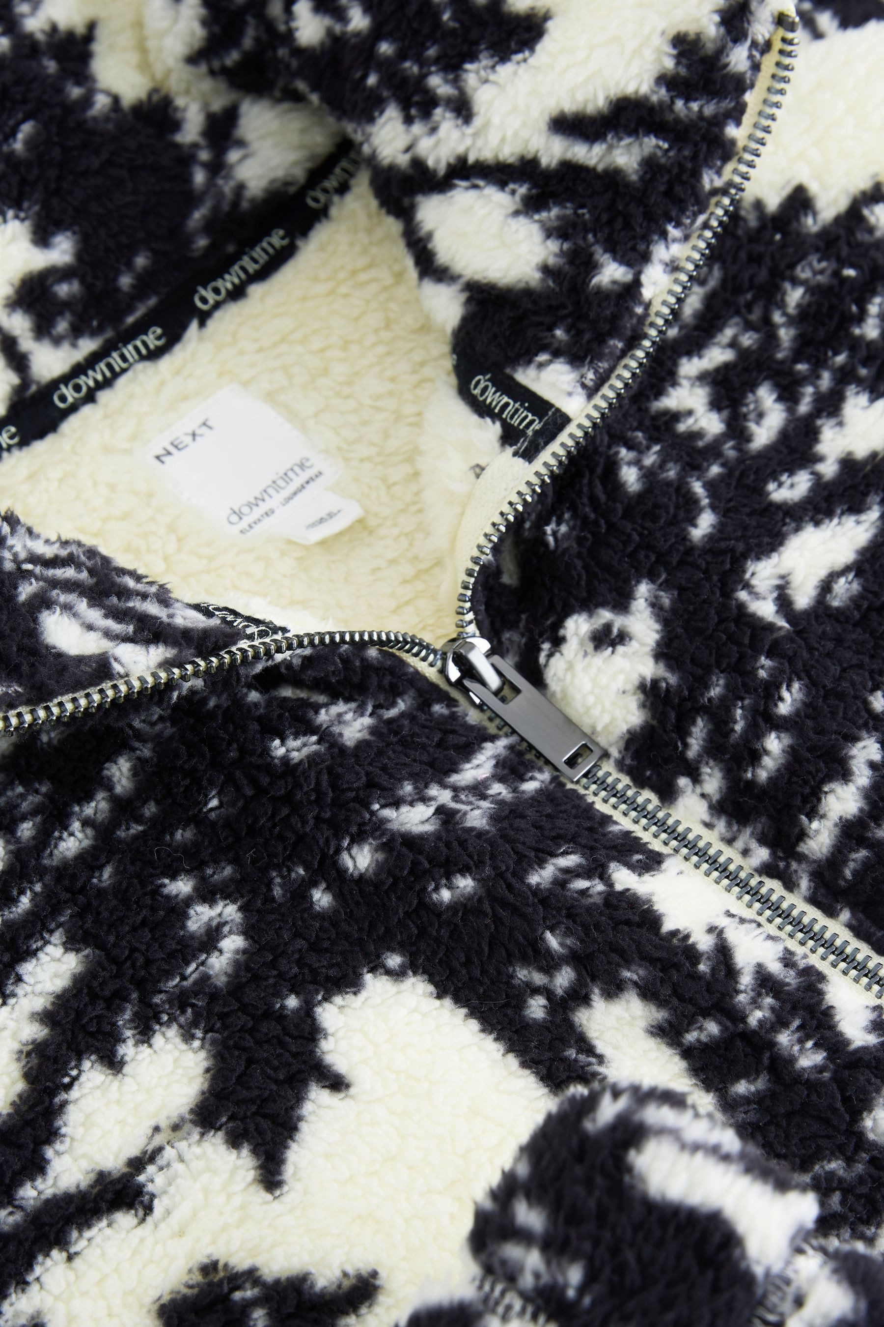 Next Fleecejacke Borg-Fleece mit halben Reißverschluss (1-St) günstig online kaufen