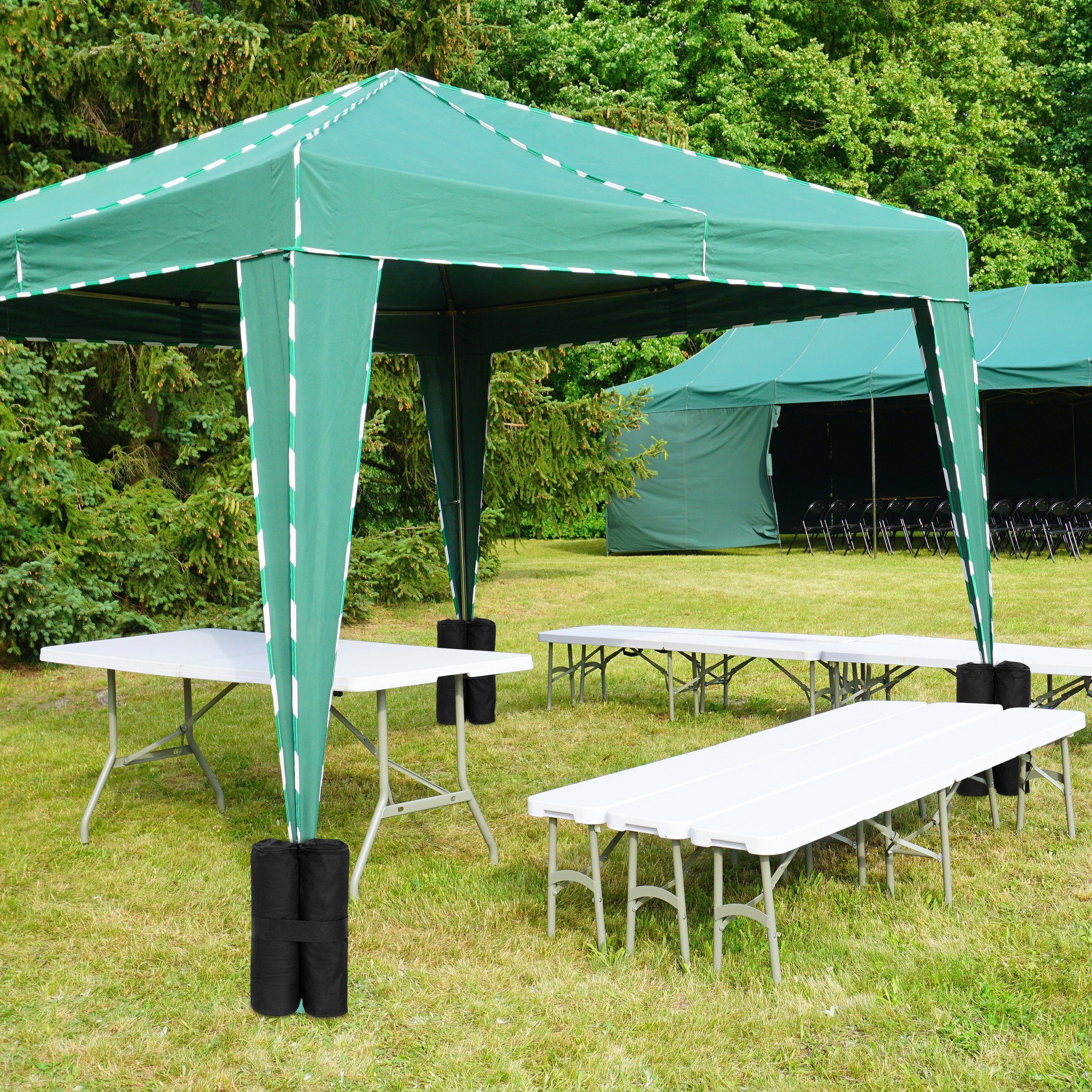 relaxdays Pavillon Beschwerungsgewicht Set, Gewichte 4er