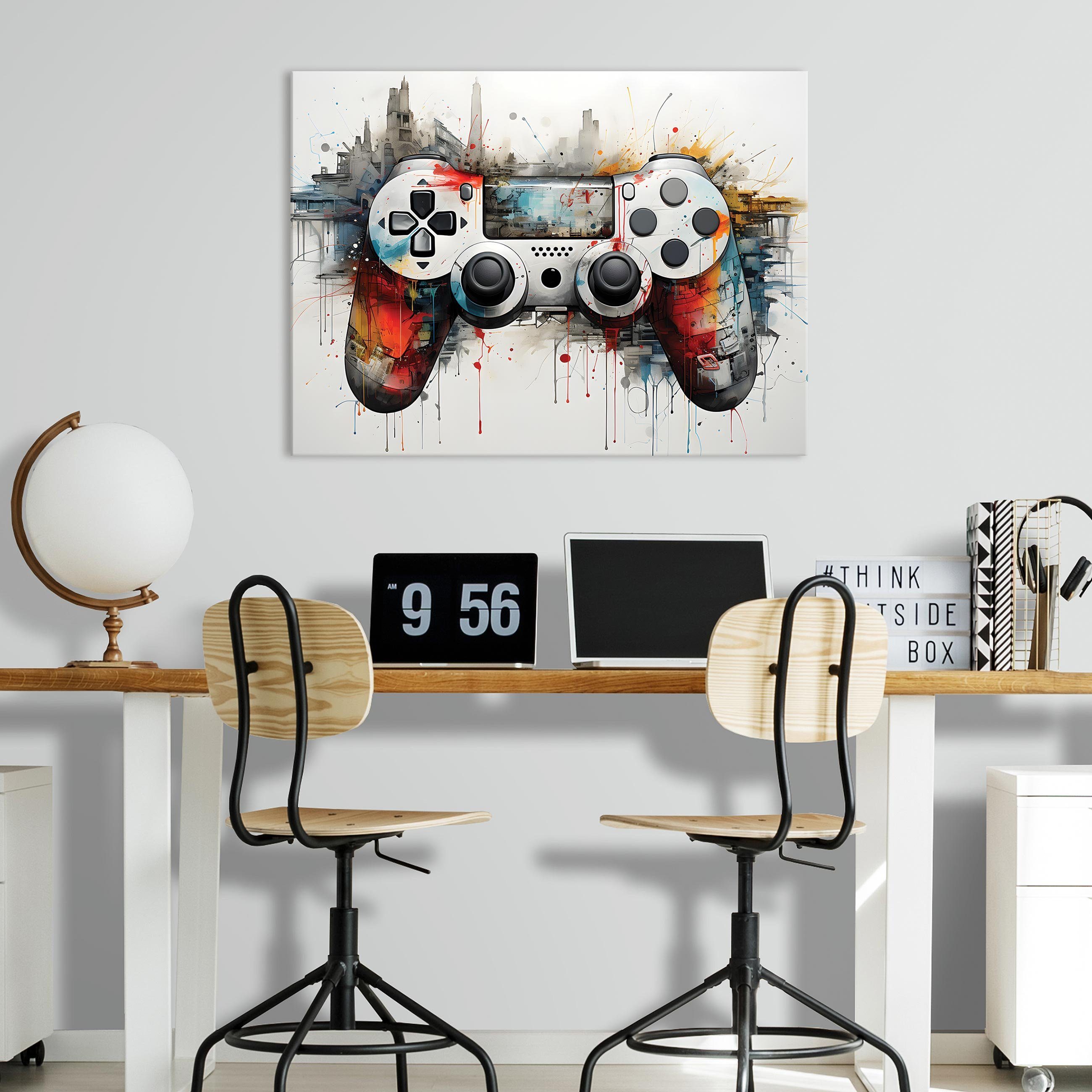 Wallarena Leinwandbild Kinderzimmer Jungen Gaming Jugend günstig online kaufen