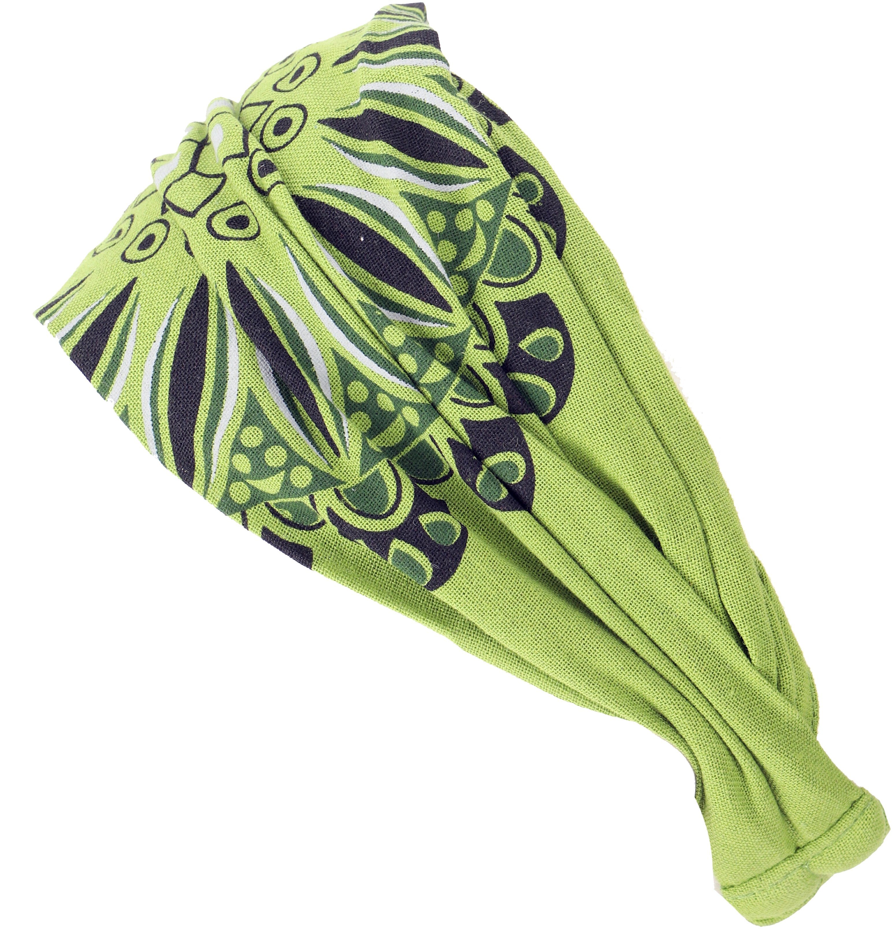 Guru-Shop Stirnband Haarband, Kopfband, Bandana mit farbenfrohem..
