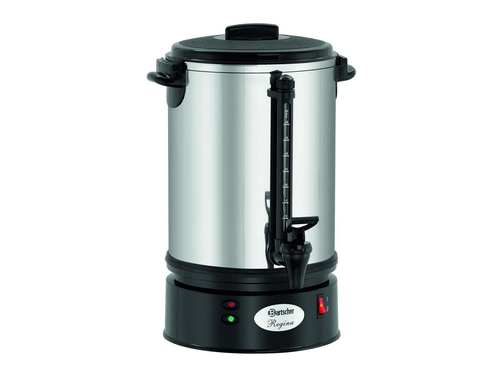 Bartscher Міксери Kaffeemaschine Regina Plus 40, 48 Tassen,6,8 Liter, Edelstahl, A190149