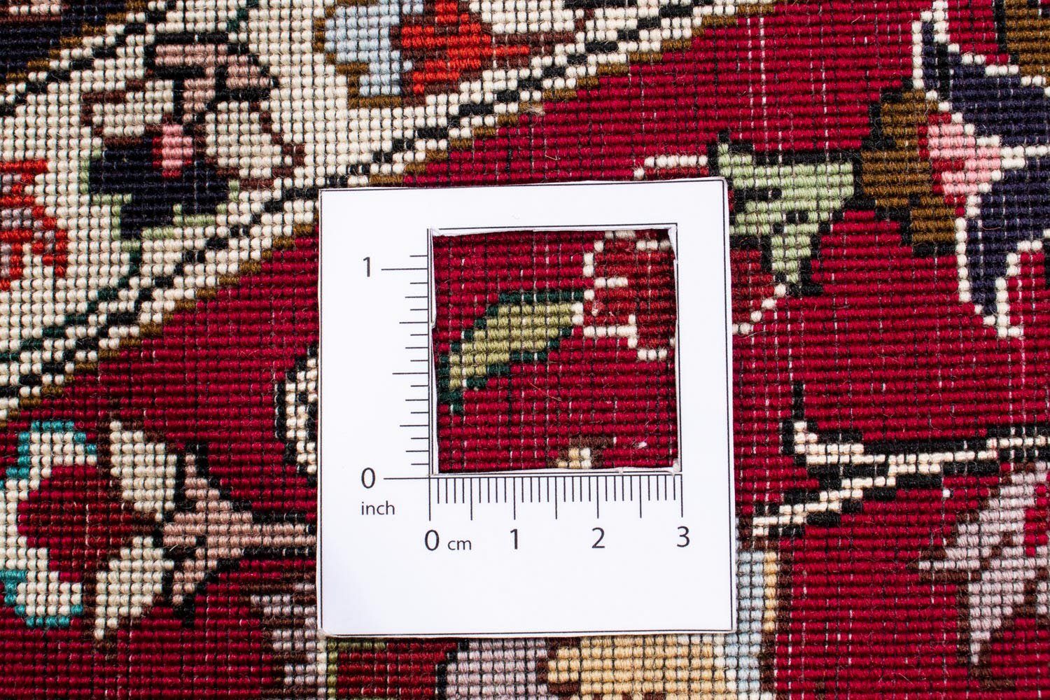 Zertifikat - cm - Royal Orientteppich Handgeknüpft, Perser dunkelrot, morgenland, Höhe: mm, 150 Täbriz mit rund, 150 - x 7 - Wohnzimmer, rund Einzelstück