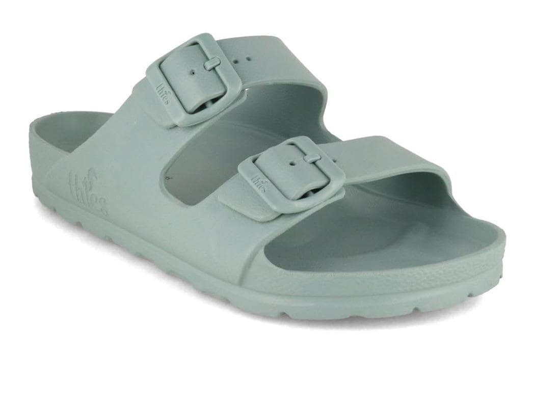 thies vegane Badesandalen Ecofoam Hausschuh abwaschbar und wasserfest