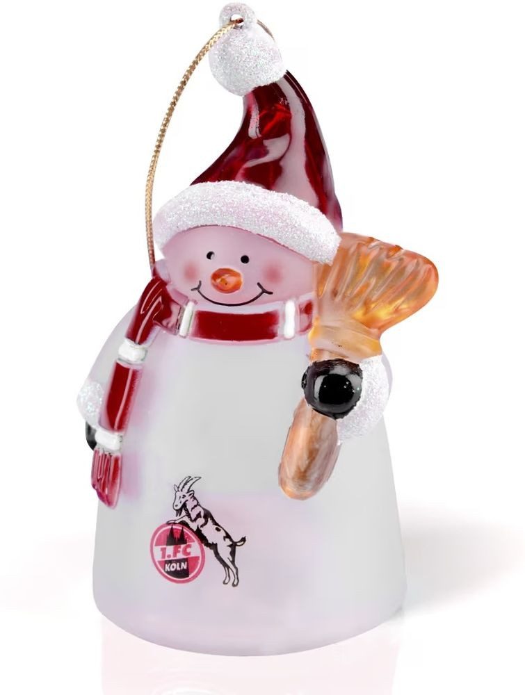 1. FC Köln Dekoobjekt Schneemann leuchtend