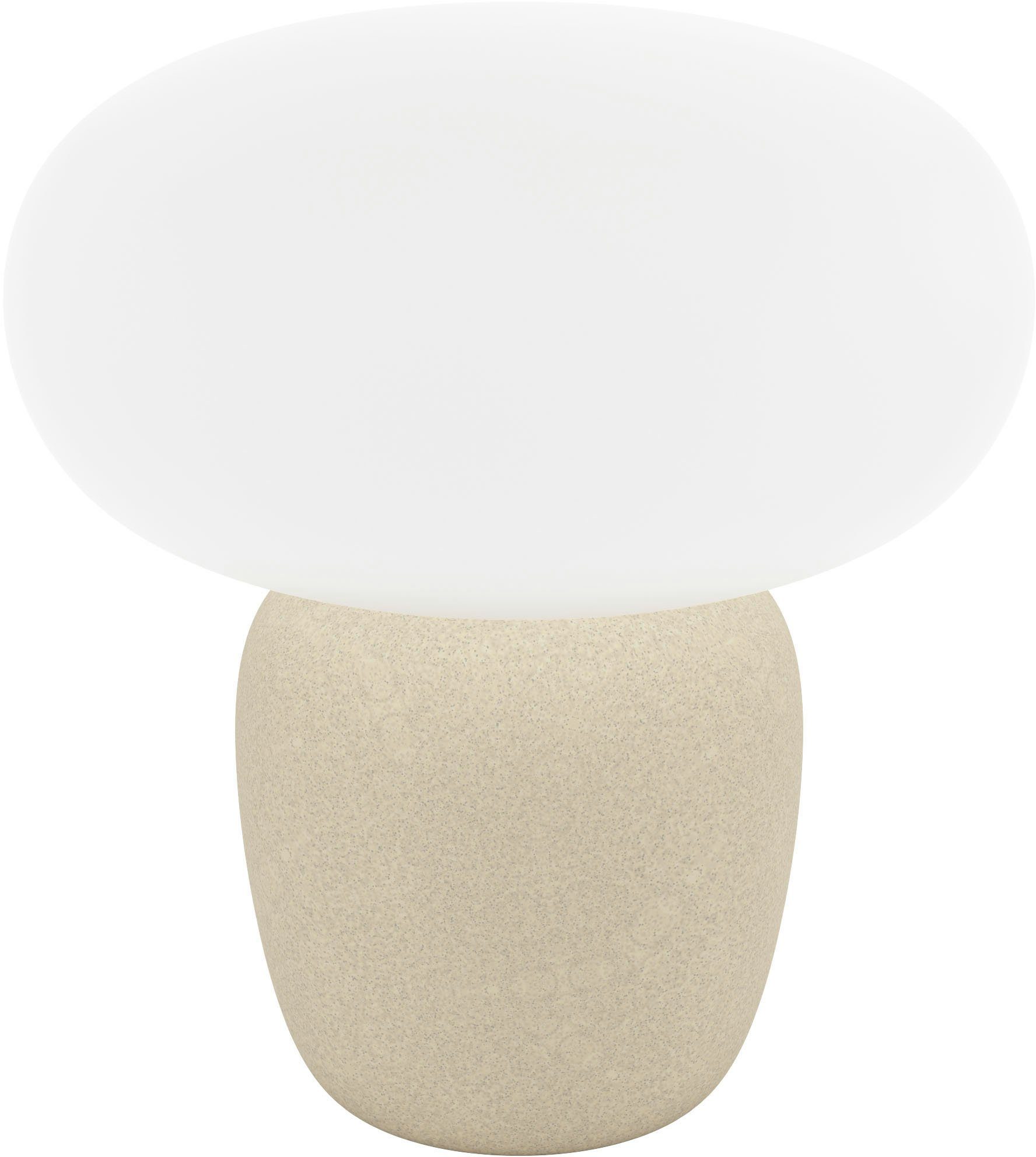 EGLO Tischleuchte ohne Leuchtmittel, exkl. wechselbar, E27 Tischleuchte 40W in Keramik CAHUAMA, - braun Leuchtmittel - aus