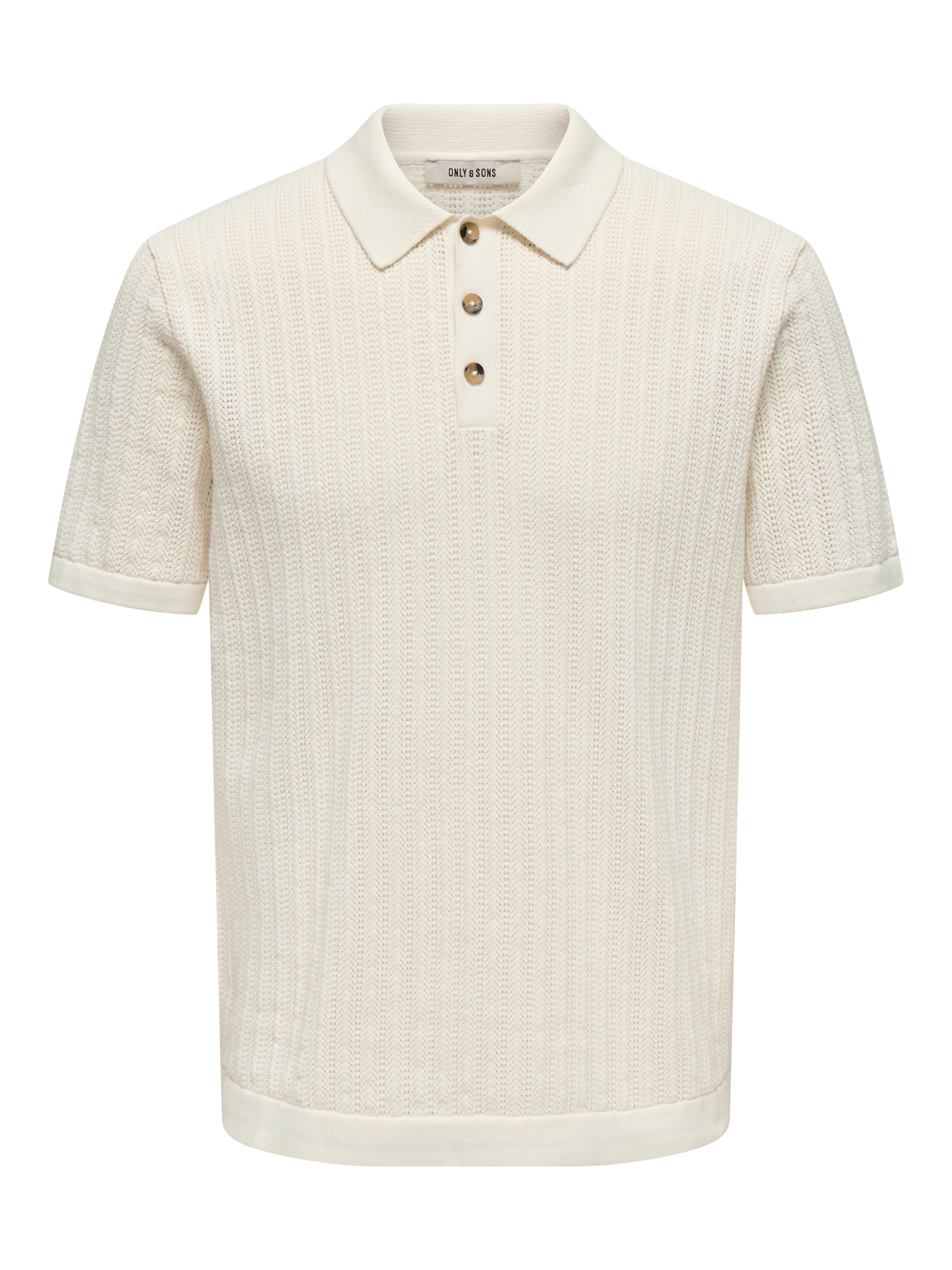 ONLY & SONS Polokragenpullover ONSMOON REG 12 SS POLO KNIT NOOS