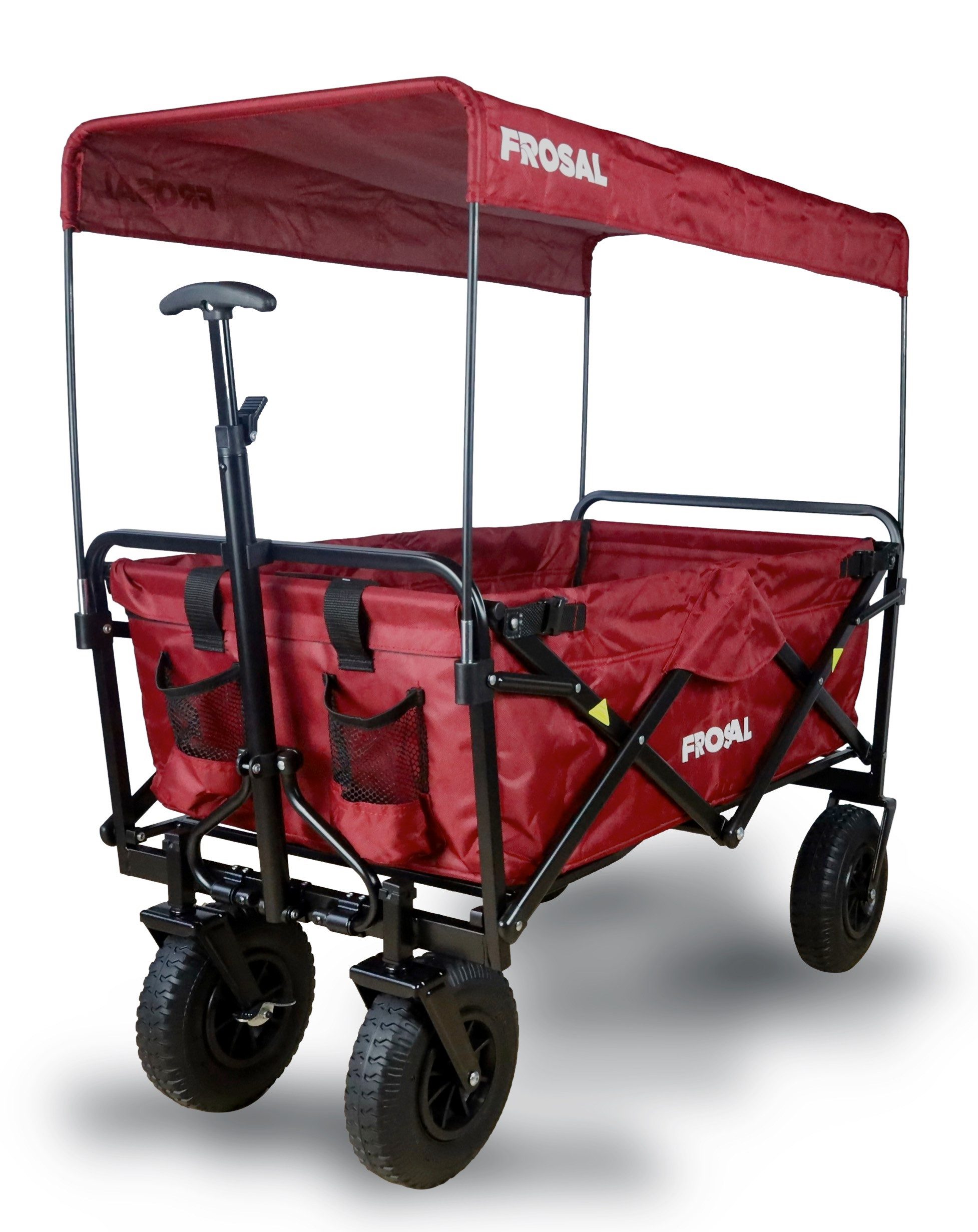 Frosal Візки Nick rot faltbar mit Dach Bremse & Lufträder, faltbar rot