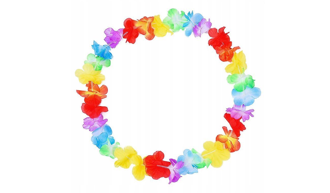 Festivalartikel Kostüm Hawaiianischer Blumen Halskette Aloha - Karneval & Silvester