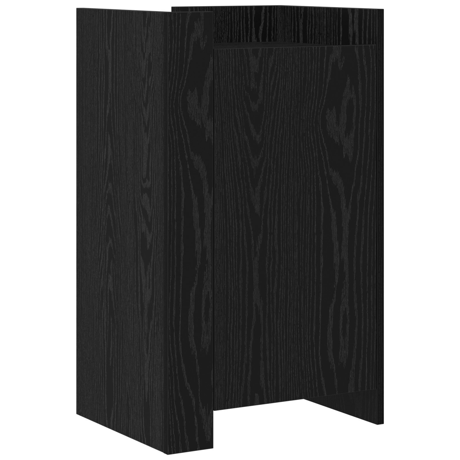 vidaXL Sideboard Sideboard Schwarz-Eiche 45x35x75 cm günstig online kaufen