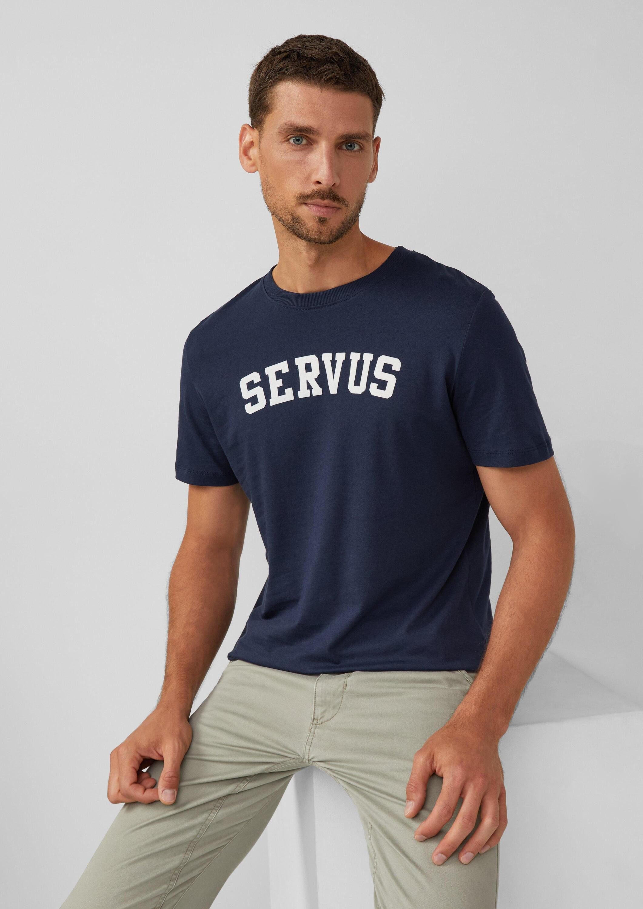 s.Oliver Kurzarmshirt T-Shirt Jersey-T-Shirt mit Artwork, günstig online kaufen