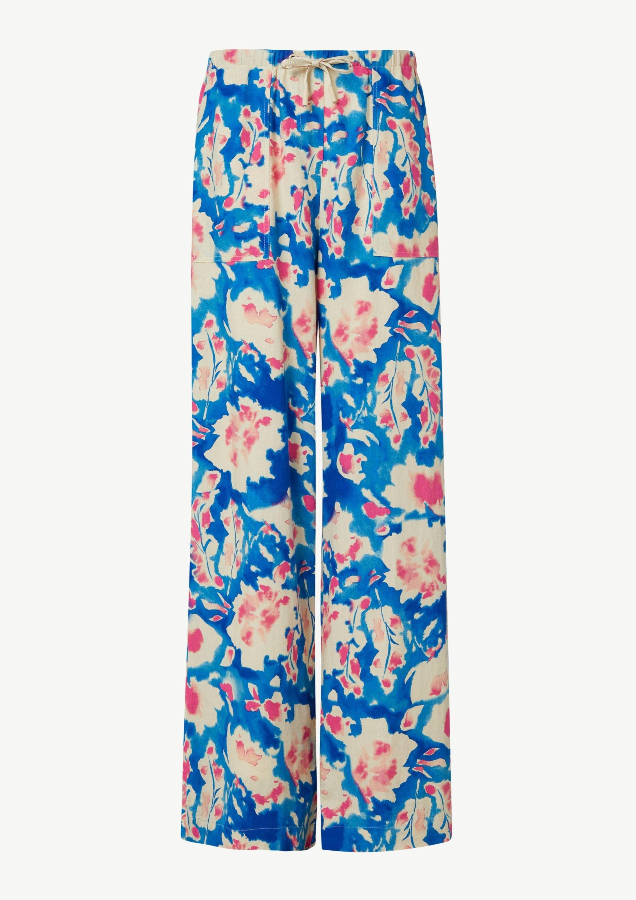comma Chinos Hose Hose aus Leinenmix