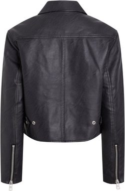 Calvin Klein Jeans Lederimitatjacke SHORT FAUX LEATHER JACKET