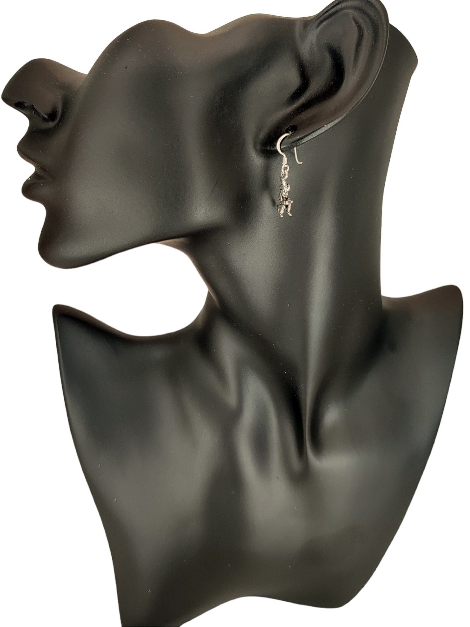 Kiss of Leather Ohrhänger-Set aus OR.11 Ohrhänger Sterling Ohrringe Hexe Hexen 925 Silber, Ohrring
