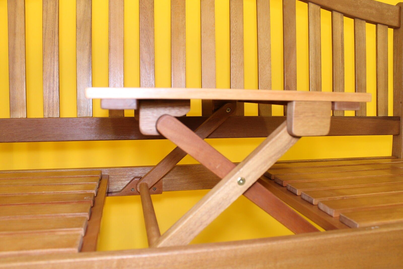 Sedex Gartenbank Gartenbank UTAH, Bank mit Tischablage, 3-Sitzer, Massivholz