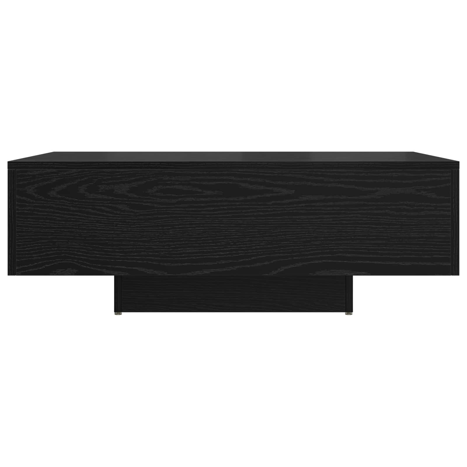 furnicato Couchtisch Moderner 85x55x31 cm in Schwarz Massivholz-Optik (1-St), Stabiler Wohnzimmertisch mit Ablagefläche für Ihren Lounge-Bereich – Bild 4 von 5