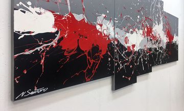 WandbilderXXL XXL-Wandbild Emotional Blast 210 x 80 cm, Abstraktes Gemälde, handgemaltes Unikat