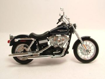 Maisto® Modellmotorrad Harley Davidson FXDBI Dyna Street Bob 2006 dunkelblau metallic Modellm, Maßstab 1:12