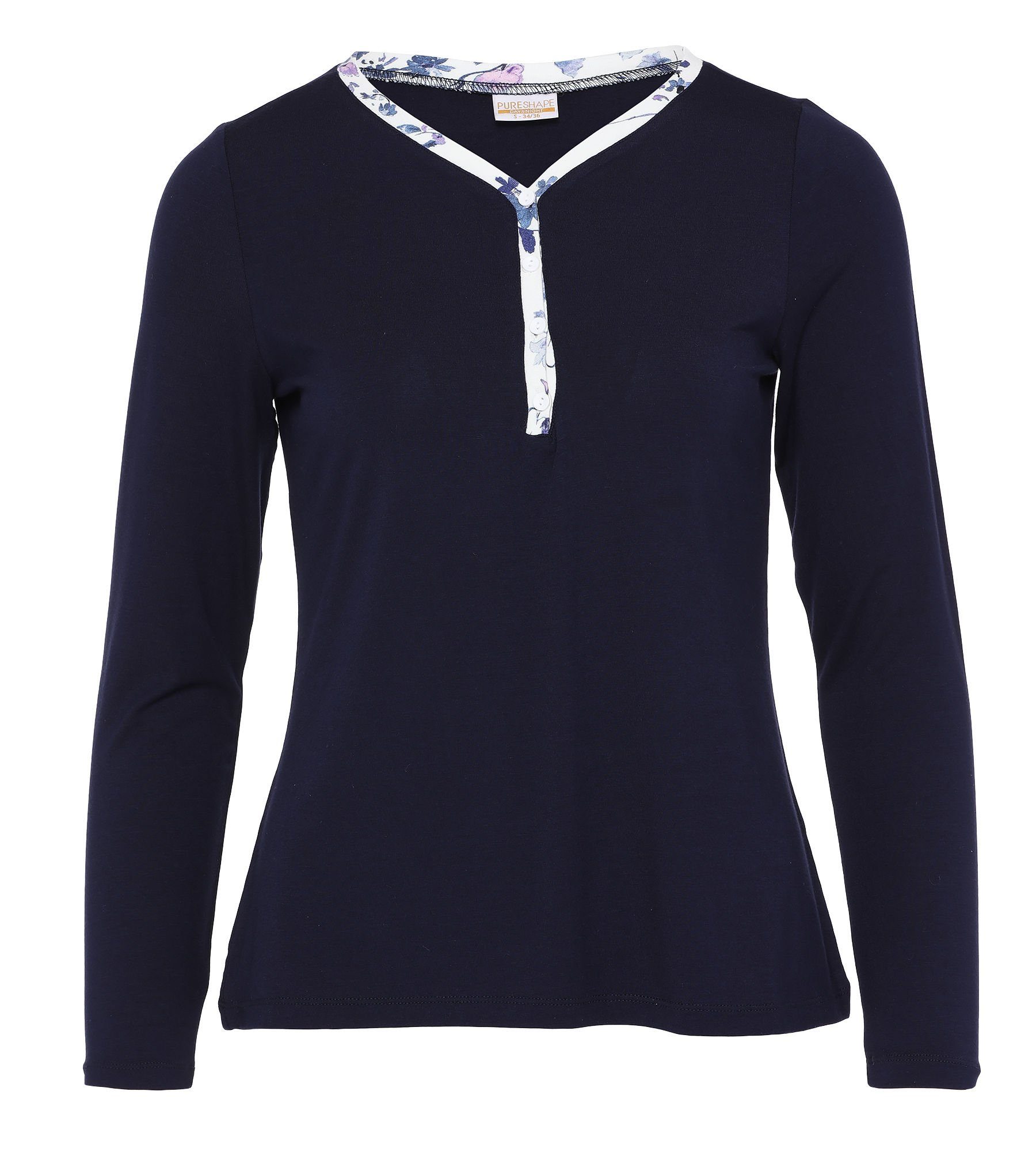 Pure Shape Pyjama Shirt & Hose elastisch (Set, 2-teilig) mit Blumenmuster u günstig online kaufen