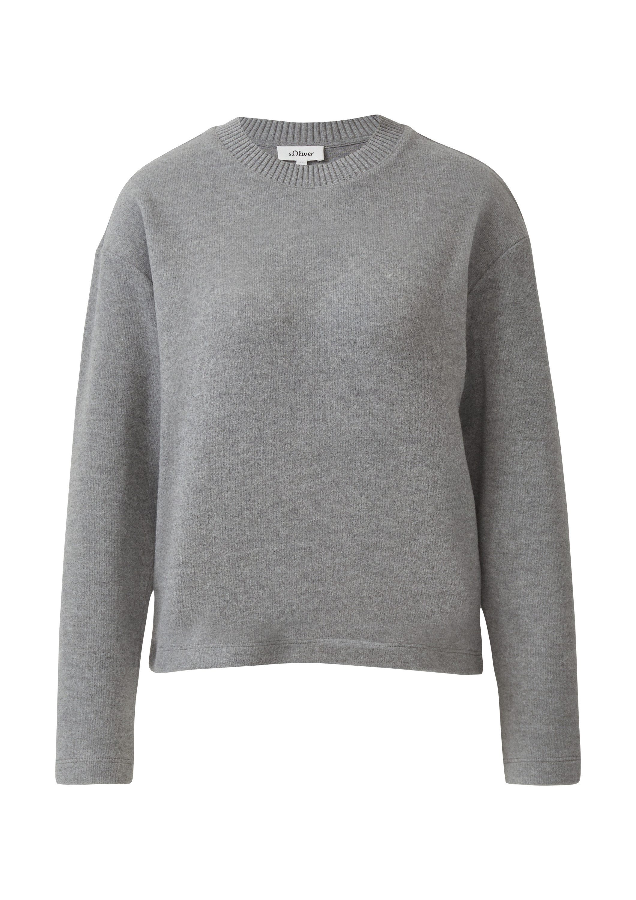 s.Oliver Sweatshirt Sweatshirt Flauschiges Sweatshirt günstig online kaufen