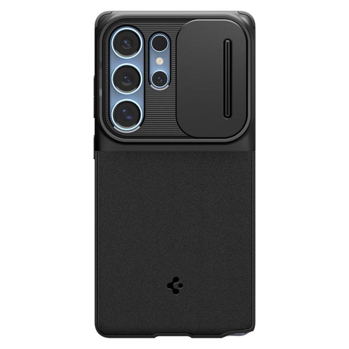 Spigen Handyhülle Optik Armor Kompatibel mit Samsung Galaxy S25 Ultra Schwarz 6,9, Für Samsung Galaxy S25 Ultra professioneller Kamerarand