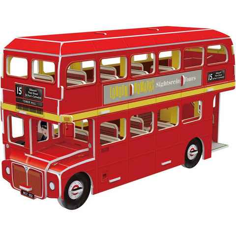 Revell® Puzzle 3D: London Bus, 66 Puzzleteile