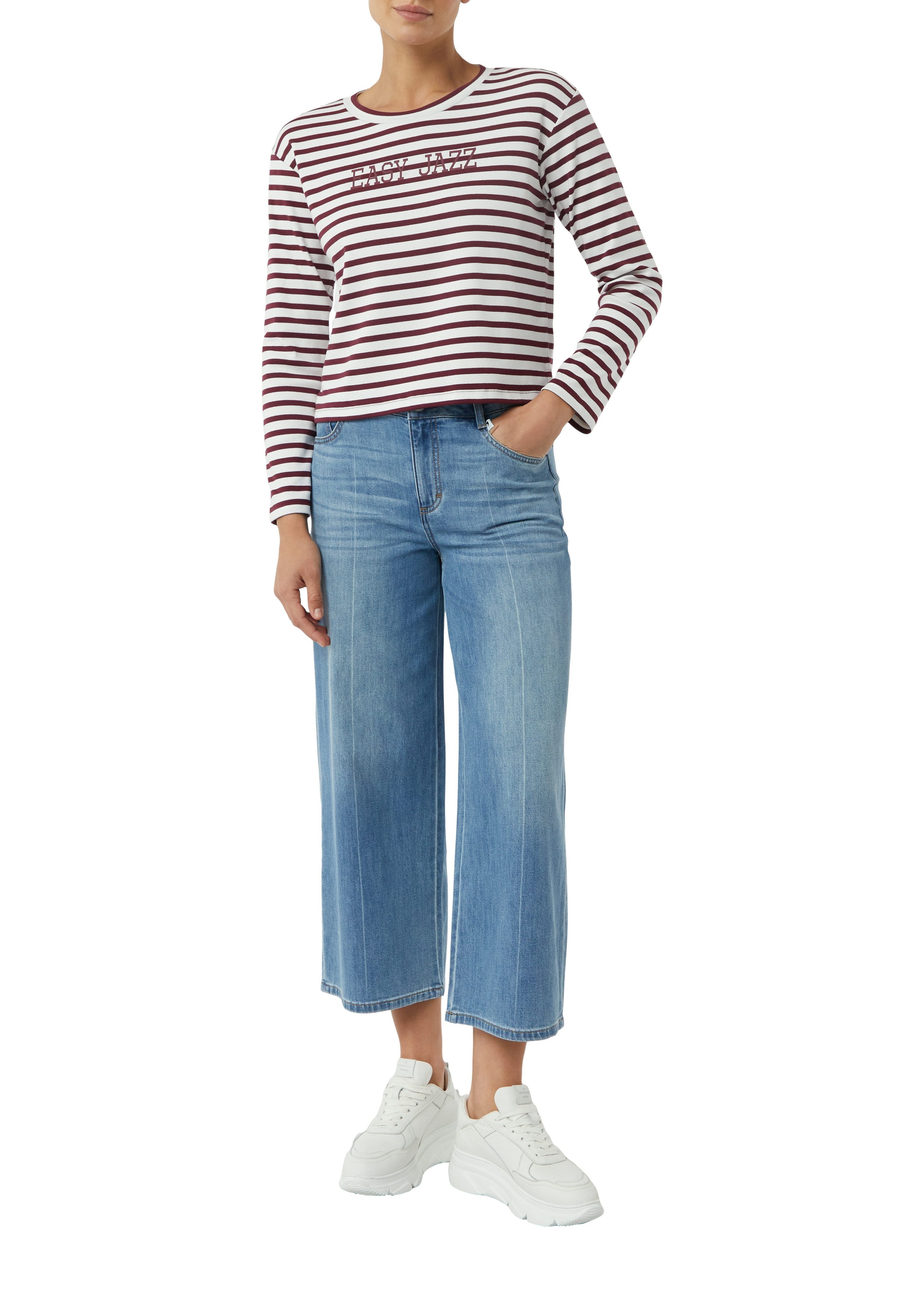 comma casual identity Sweatshirt taillenbedeckt günstig online kaufen