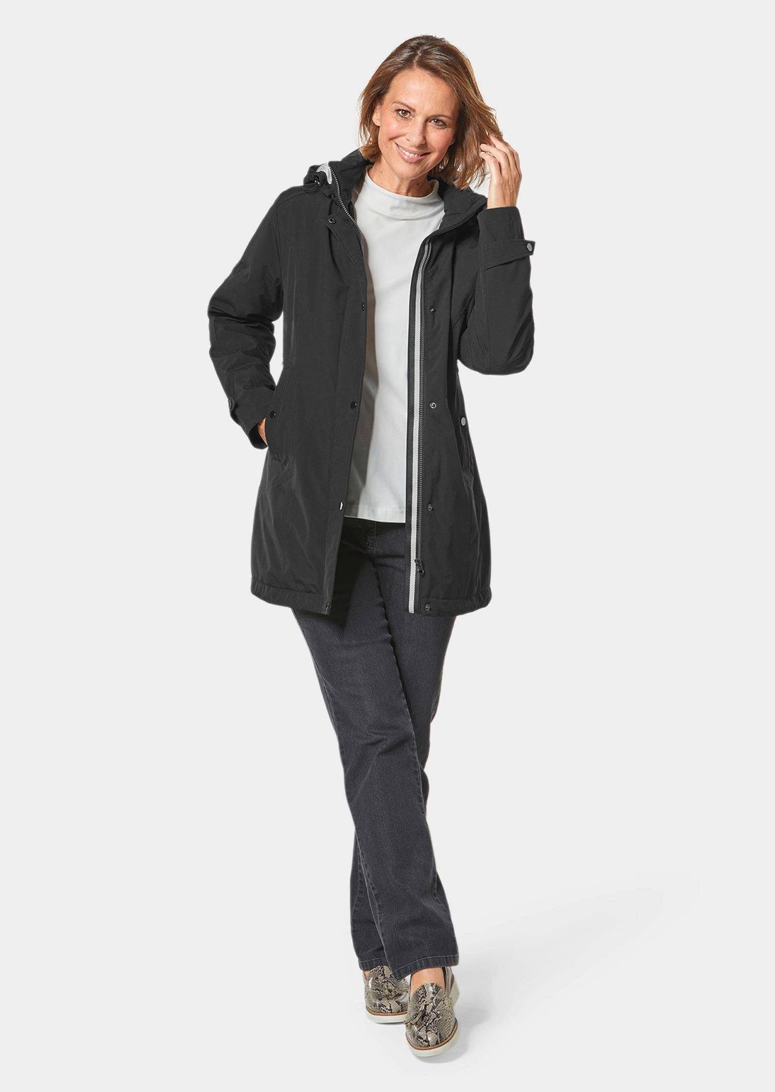 GOLDNER Allwetterjacke Kurzgröße: Sportliche Jacke mit vielen Details