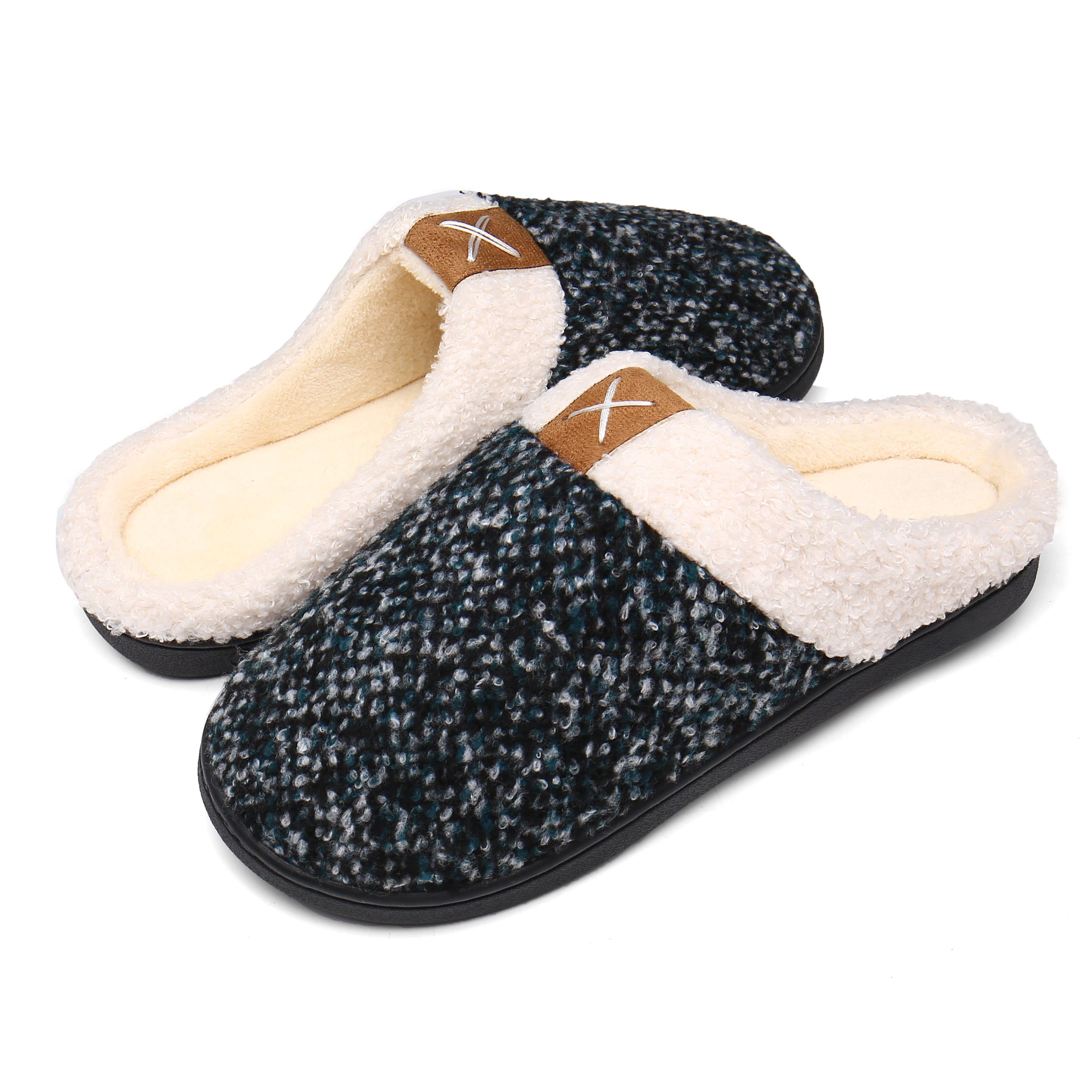 Winter Warm Herren Damen Pantoffeln Puschen Hausschuhe Schlappen Schuhe 